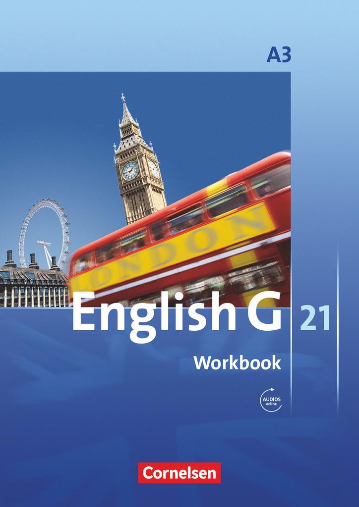 Cover: 9783060312337 | English G 21. Ausgabe A 3. Workbook mit Audios Online | 7. Schuljahr