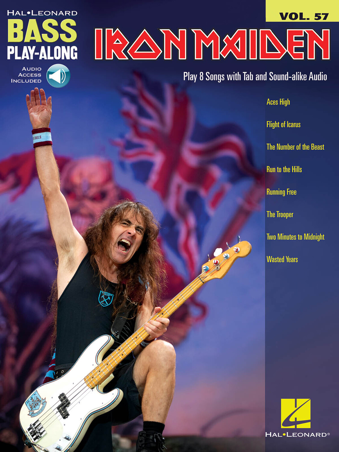 Cover: 888680753313 | Iron Maiden | Bass Play-Along Volume 57 | Bass Play-Along | 2019