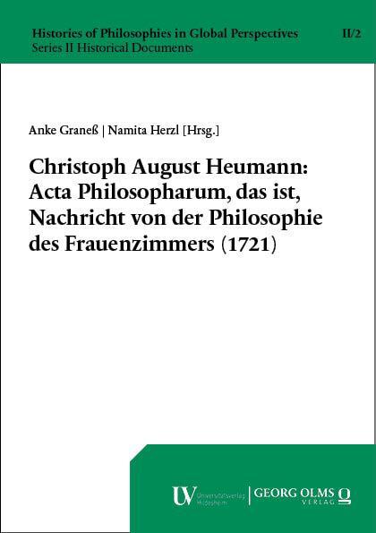 Cover: 9783487166728 | Christoph August Heumann: Acta Philosopharum, das ist, Nachricht...