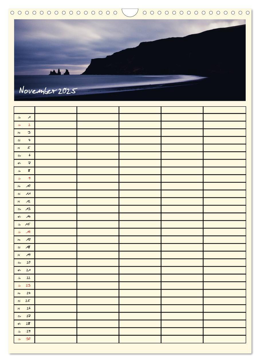 Bild: 9783457038826 | Urlaubsparadiese - Familienplaner (Wandkalender 2025 DIN A3 hoch),...