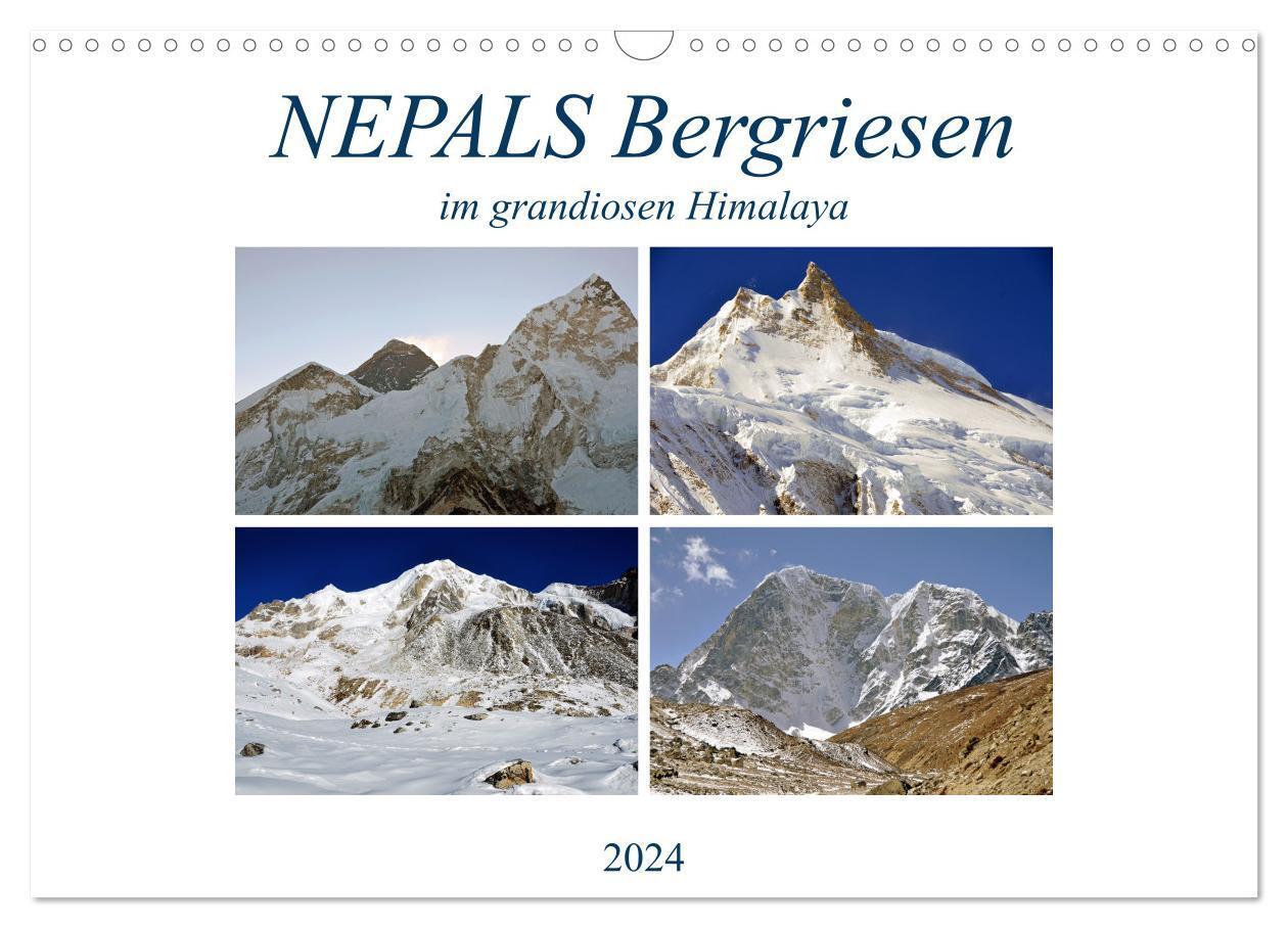 Cover: 9783383679001 | NEPALS Bergriesen im grandiosen Himalaya (Wandkalender 2024 DIN A3...