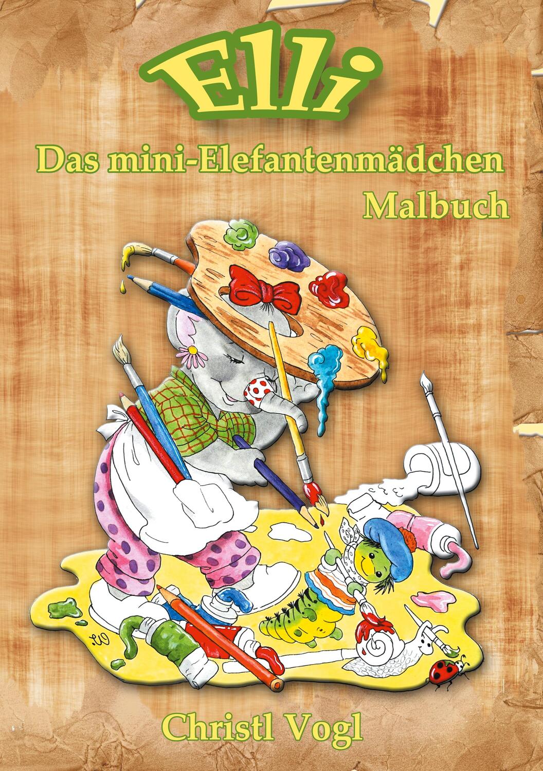 Cover: 9783753422053 | Elli, das mini-Elefantenmädchen | Malbuch | Christl Vogl | Taschenbuch