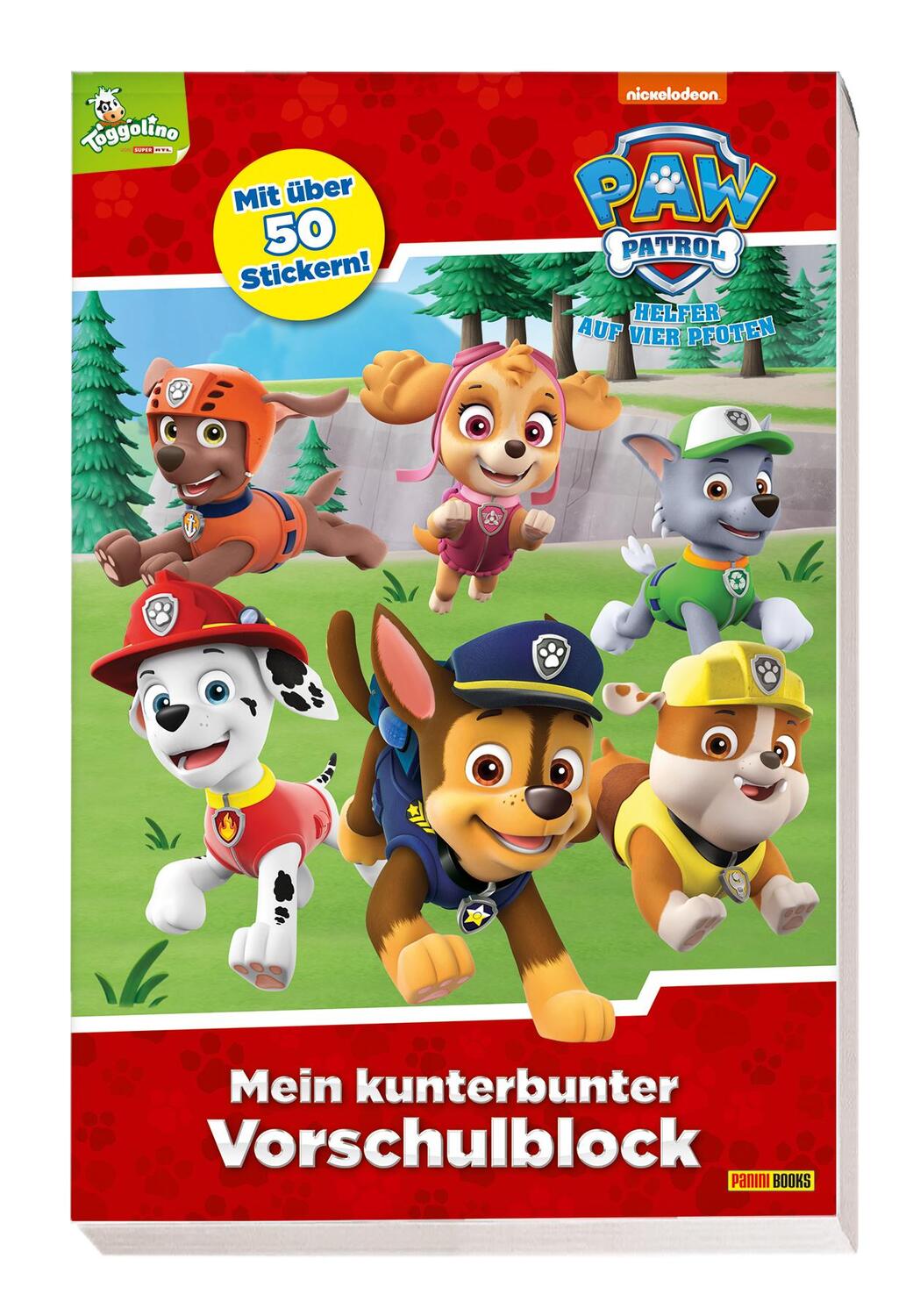 Cover: 9783833237263 | PAW Patrol: Mein kunterbunter Vorschulblock | mit über 50 Stickern!