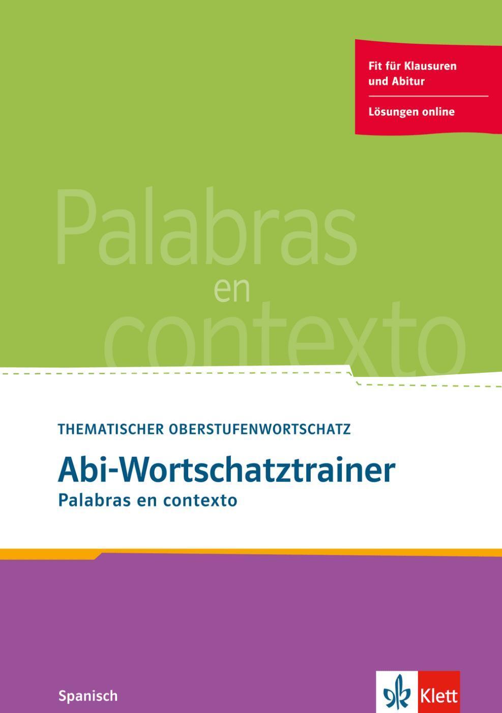 Cover: 9783125133549 | Palabras en contexto. Abi-Wortschatztrainer | Taschenbuch | 112 S.