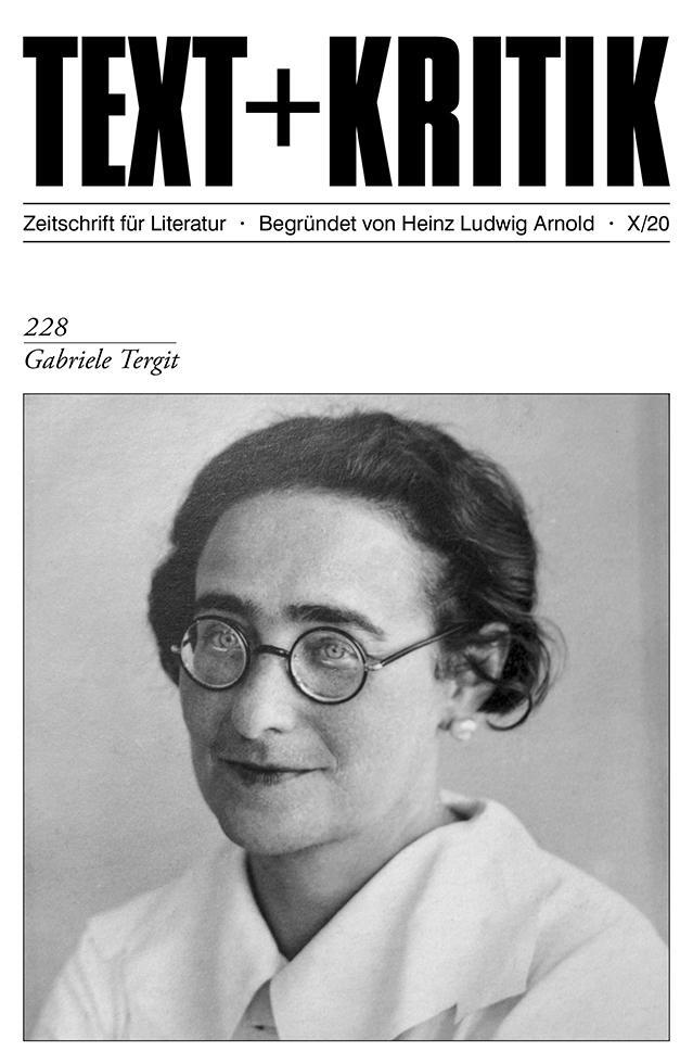 Cover: 9783967071153 | Gabriele Tergit | Zeitschrift für Literatur X/20 | Taschenbuch | 2020