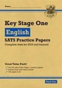 Cover: 9781789081008 | KS1 English SATS Practice Papers: Pack 1 (for end of year assessments)
