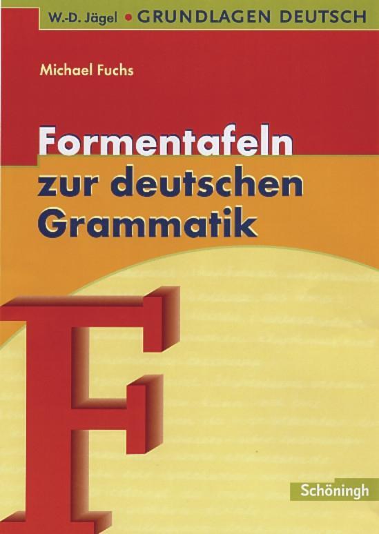 Cover: 9783140251624 | Grundlagen Deutsch. Formentafeln zur deutschen Grammatik. RSR 2006