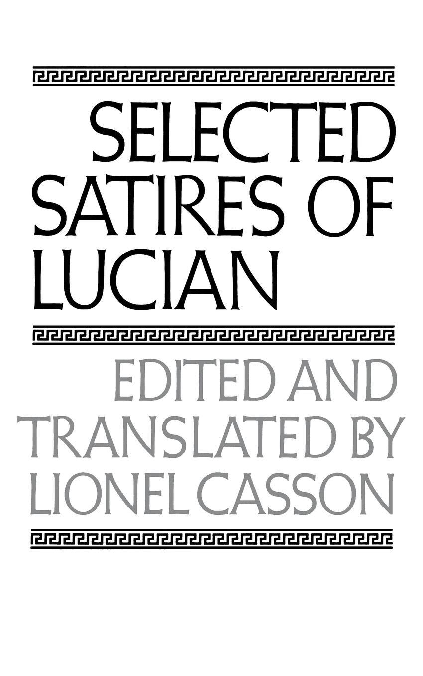 Cover: 9780393004434 | Selected Satires of Lucian | Lucian | Taschenbuch | Paperback