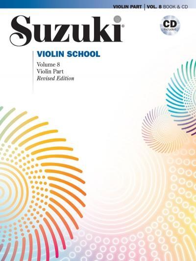 Cover: 9781470627515 | Suzuki Violin School, Vol 8: Violin Part, Book &amp; CD | Suzuki (u. a.)