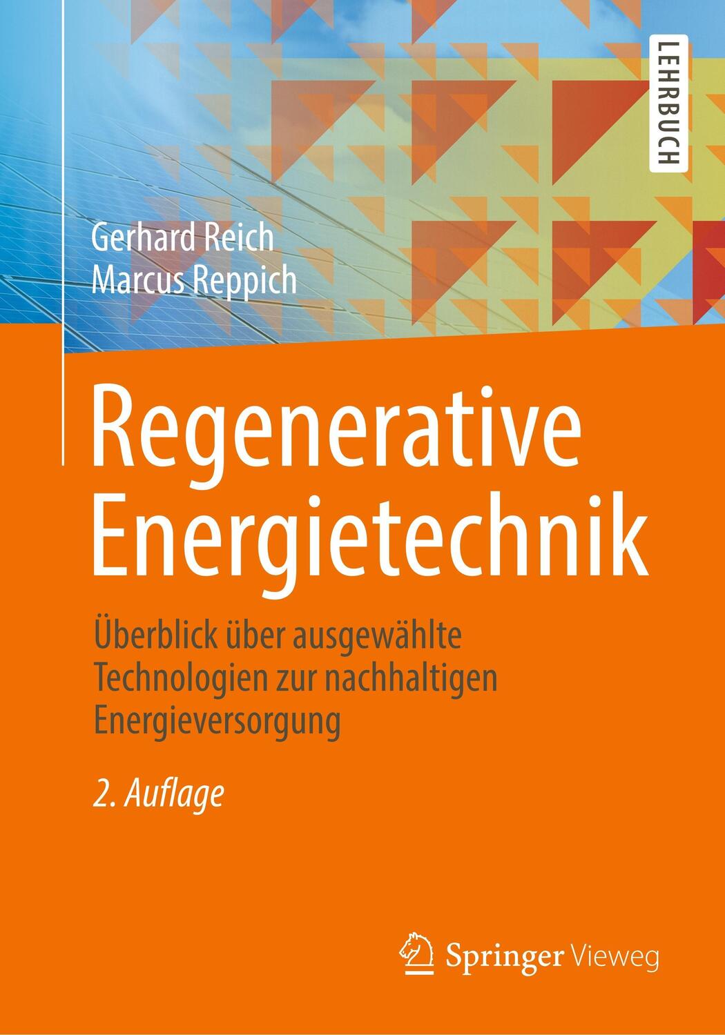 Cover: 9783658206079 | Regenerative Energietechnik | Marcus Reppich (u. a.) | Taschenbuch