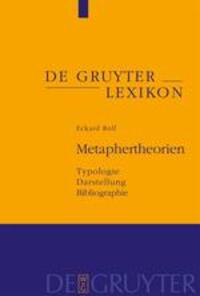 Cover: 9783110183313 | Metaphertheorien | Typologie - Darstellung - Bibliographie | Rolf