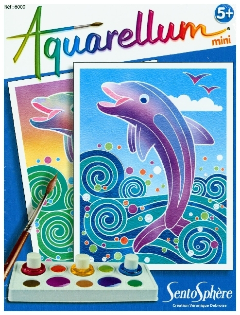 Cover: 3373910060004 | Aquarell-Malerei - Aquarellum Mini Delfine | Stück | Deutsch | 2019