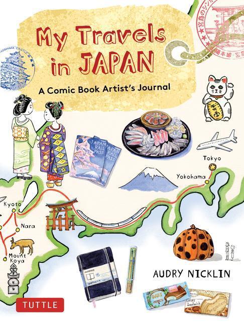 Cover: 9784805316436 | My Travels in Japan | A Comic Book Artist's Amazing Journey | Nicklin
