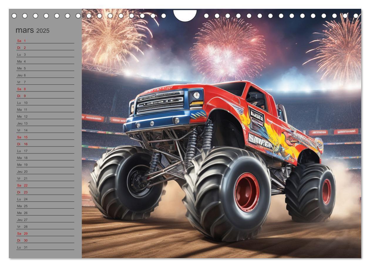 Bild: 9781325925254 | Monster trucks La confrontation ultime (Calendrier mural 2025 DIN...