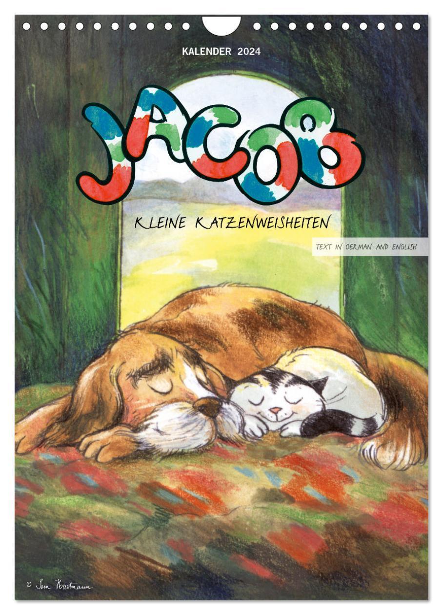 Cover: 9783383715877 | Kater Jacob: kleine Katzenweisheiten (Wandkalender 2024 DIN A4...