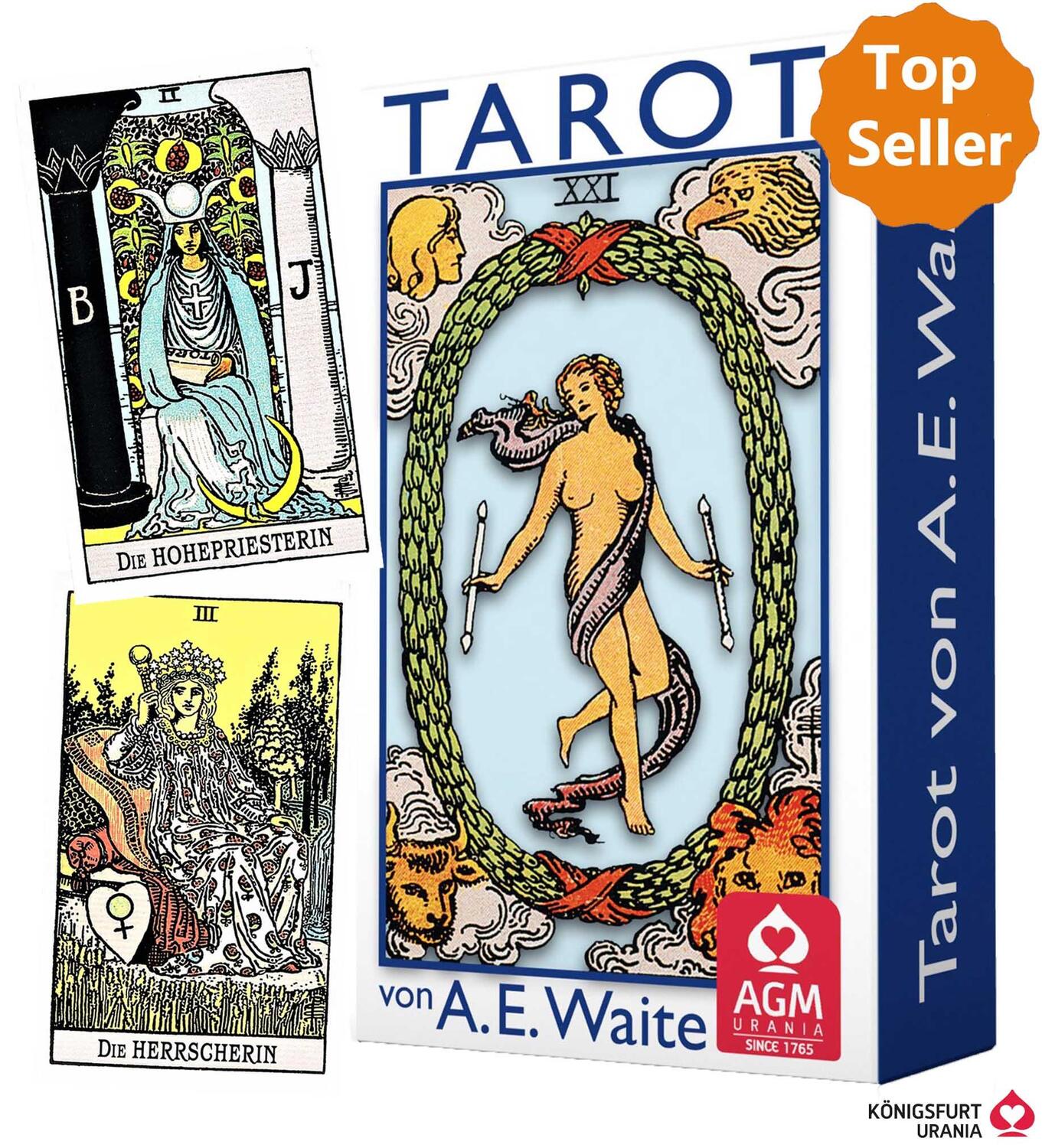 Cover: 4250375102335 | Tarot von A.E. Waite | Karten im Pocketformat | Arthur Edward Waite