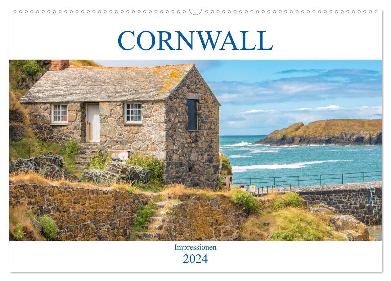 Cover: 9783383065477 | Cornwall Impressionen (Wandkalender 2024 DIN A2 quer), CALVENDO...