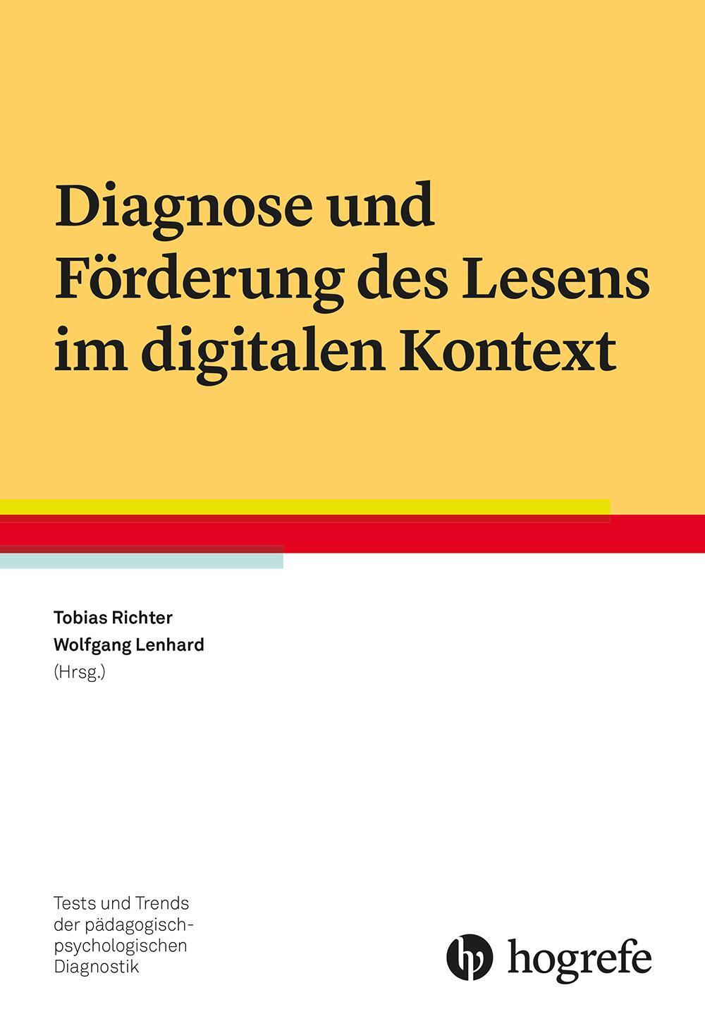 Cover: 9783801732561 | Diagnose und Förderung des Lesens im digitalen Kontext | Taschenbuch