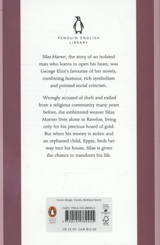 Rückseite: 9780141389455 | Silas Marner | George Eliot | Taschenbuch | B-format paperback | 2012