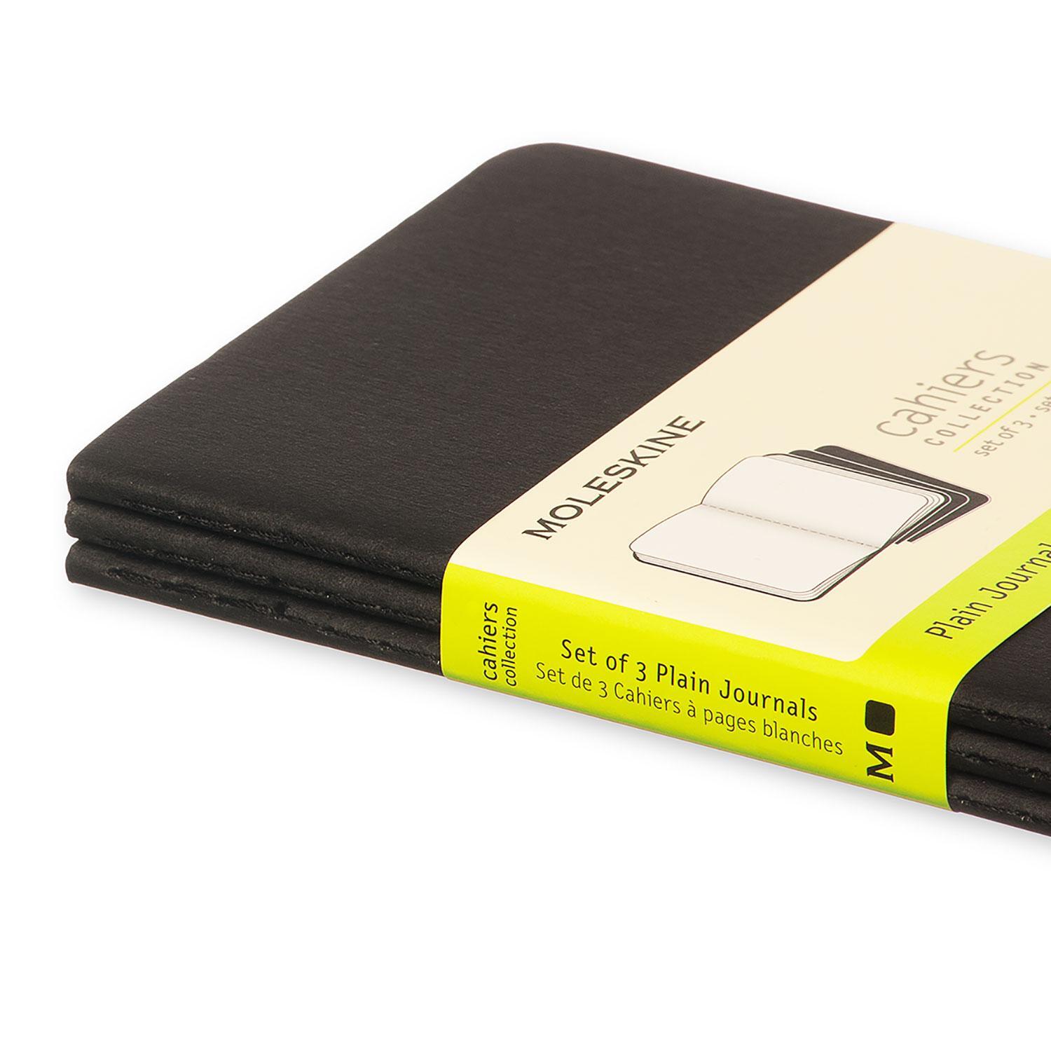 Bild: 9788883704918 | Moleskine Cahier pocket blanko schwarz DIN A6. 3er Pack | Taschenbuch