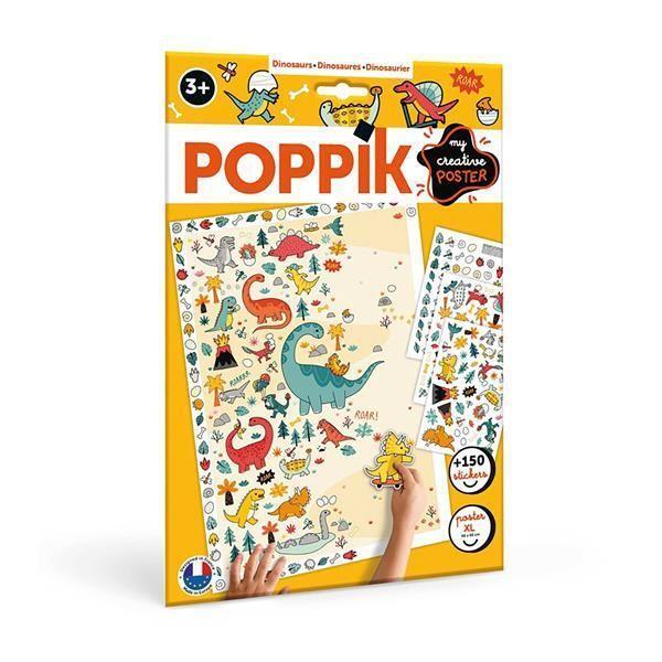 Cover: 3760262412016 | POPPIK - Kreativ Poster &amp; Sticker Dinosaurier | Poppik | Spiel | 2023