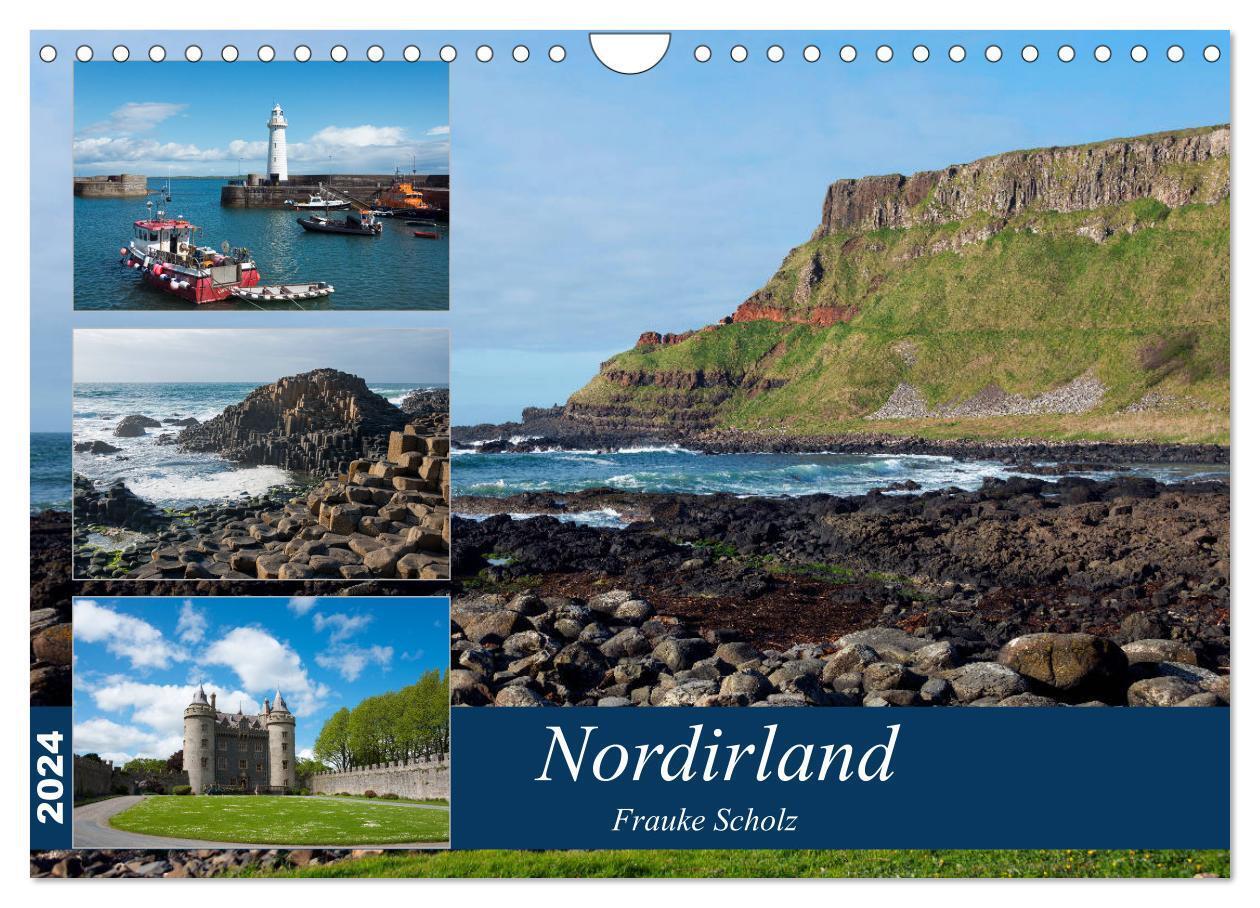 Cover: 9783383173073 | Nordirlands Highlights (Wandkalender 2024 DIN A4 quer), CALVENDO...