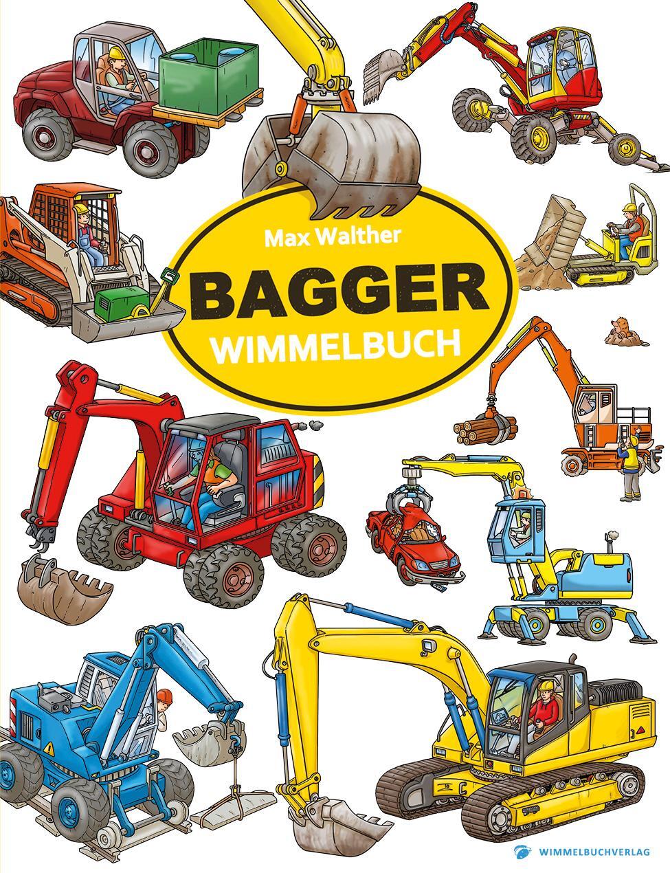 Cover: 9783948638276 | Bagger Wimmelbuch | ab 2 Jahre | Max Walther | Buch | Deutsch | 2020