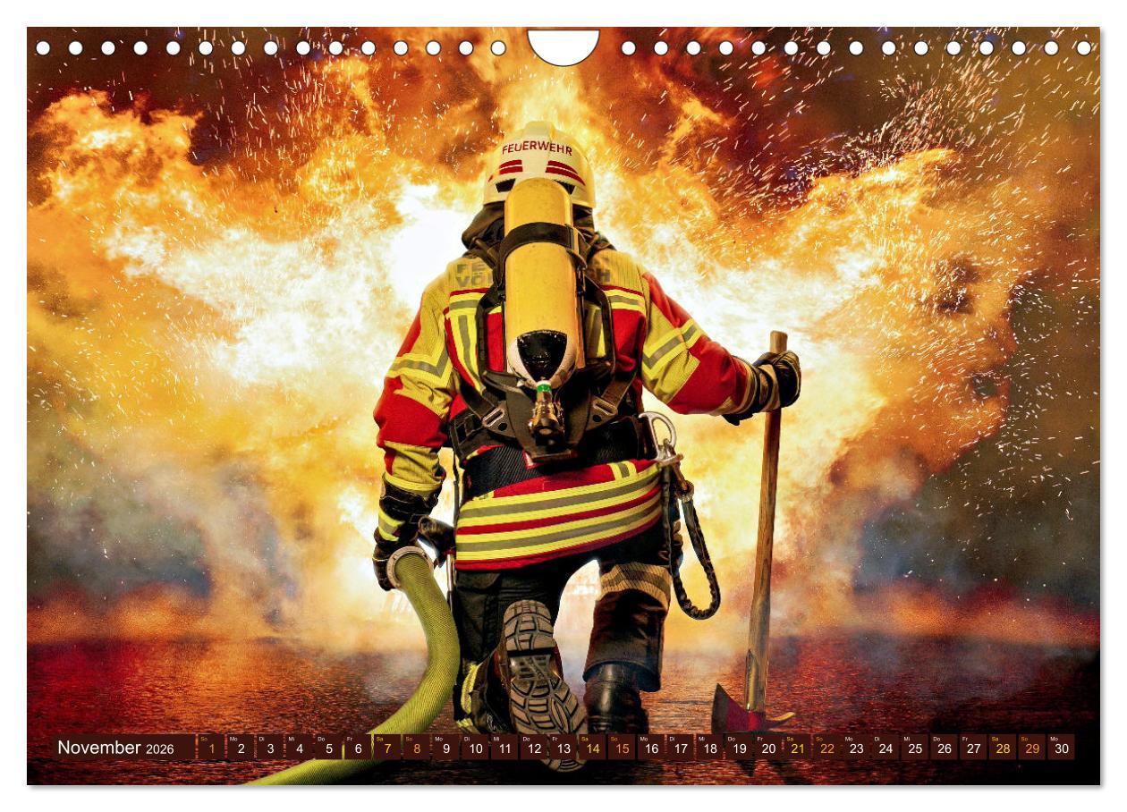 Bild: 9783457260425 | Im Bann der Rettung - Feuerwehr (Wandkalender 2026 DIN A4 quer),...