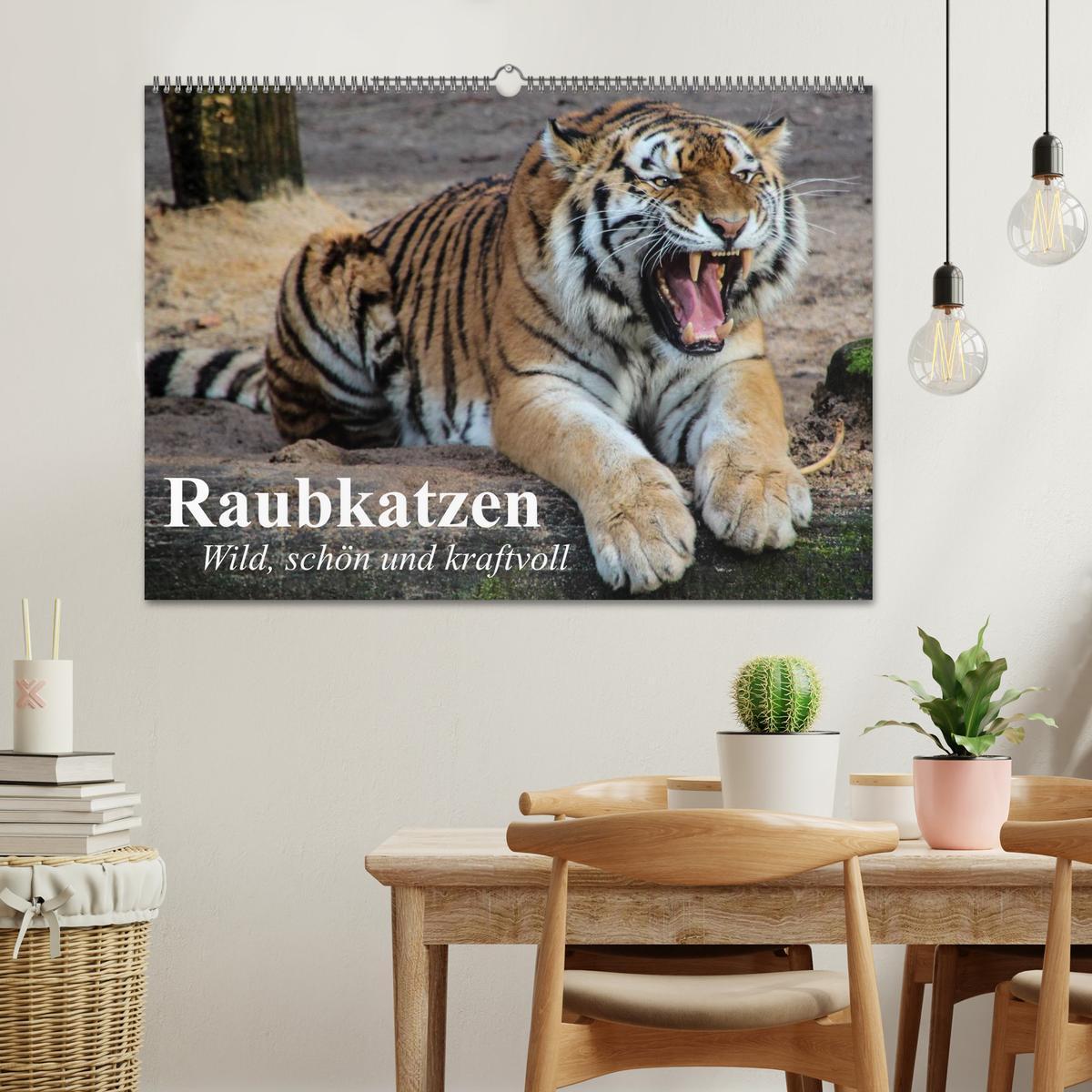 Bild: 9783435719440 | Raubkatzen. Wild, schön und kraftvoll (Wandkalender 2025 DIN A2...