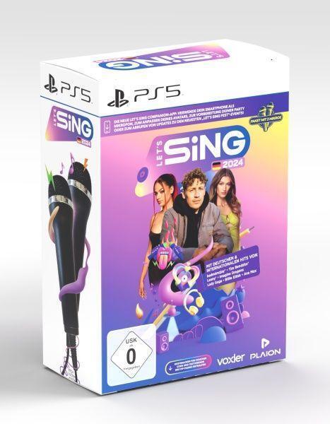 Cover: 4020628611880 | Let's Sing 2024 German Version [+ 2 Mics] (PlayStation PS5) | DVD-ROM