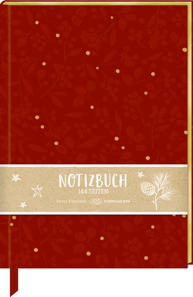 Cover: 4050003719504 | Samt-Notizbuch - Beeren &amp; Blätter | Notizbücher | 144 S. | Deutsch