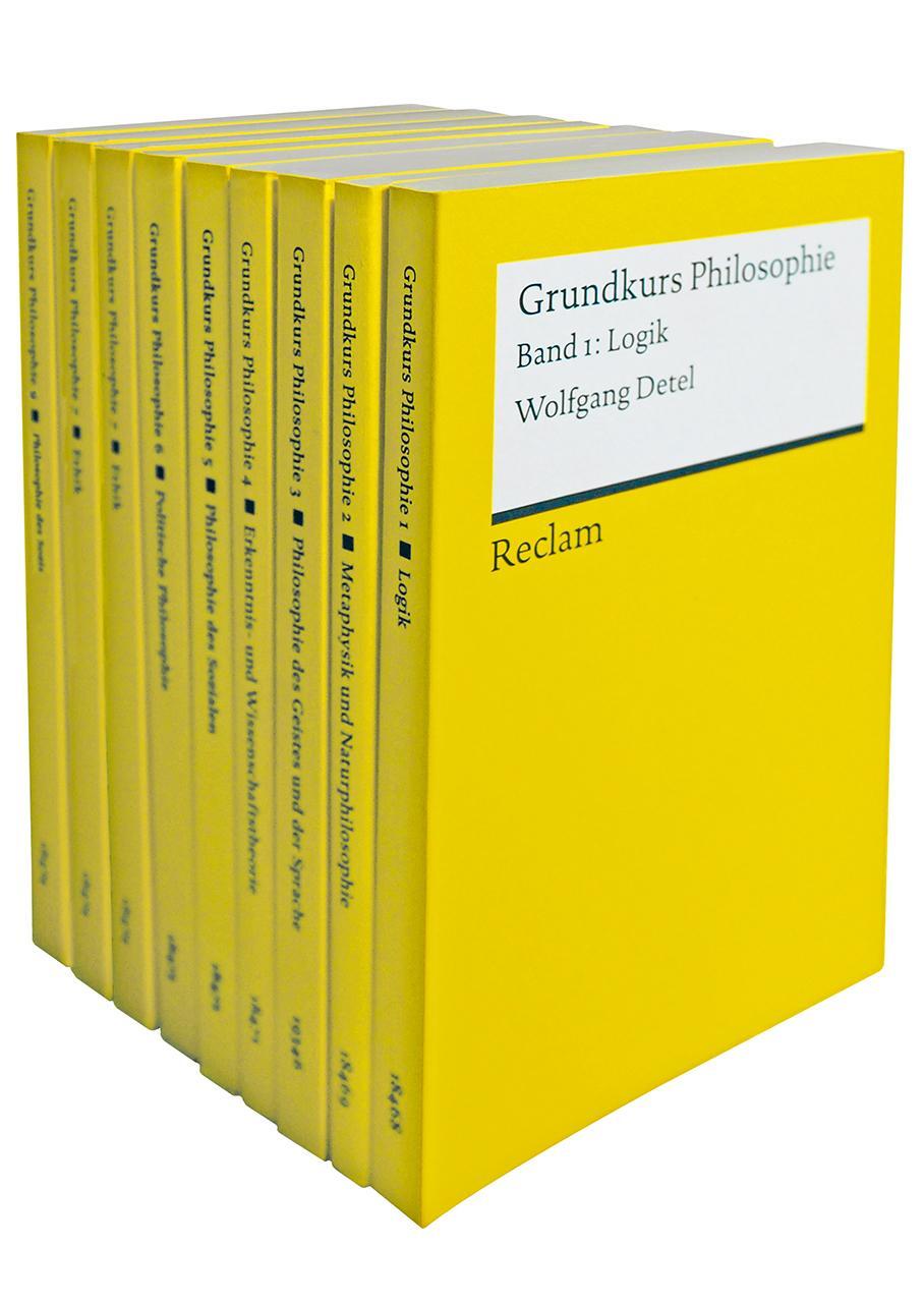 Cover: 9783150300923 | Grundkurs Philosophie | Neun Bände eingeschweißt | Detel (u. a.)