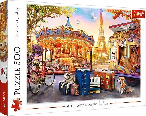 Cover: 5900511374261 | Puzzle 500 Urlaub in Paris | Spiel | In Pappschachtel | Deutsch