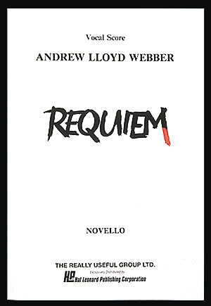 Cover: 73999626407 | Requiem | Andrew Lloyd Webber | Vocal Score | Klavierauszug | 1985