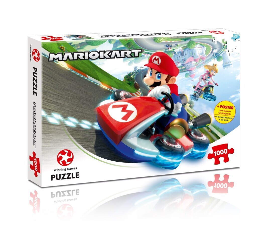 Cover: 5036905029483 | Mario Kart - Funracer, 1000 pcs (Puzzle) | Spiel | In Spielebox | 2022