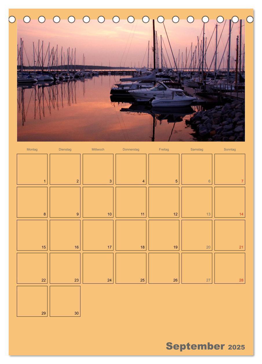 Bild: 9783457068861 | Rund um die Kieler Förde / Planer (Tischkalender 2025 DIN A5 hoch),...