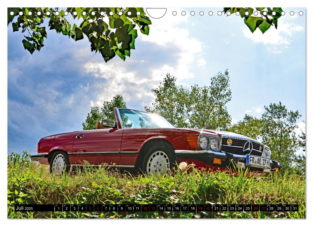 Bild: 9783435209415 | Ein Stern für Amerika - Mercedes Benz 560 SL (Wandkalender 2025 DIN...