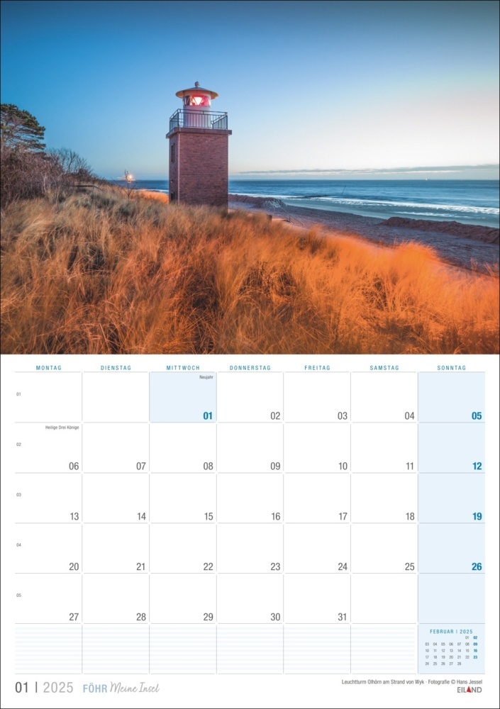 Bild: 9783964023452 | Föhr ...meine Insel Kalender 2025 | Kalender | 13 S. | Deutsch | 2025