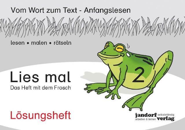 Cover: 9783939965831 | Lies mal 2 - Das Heft mit dem Frosch. Lösungsheft | Wachendorf (u. a.)