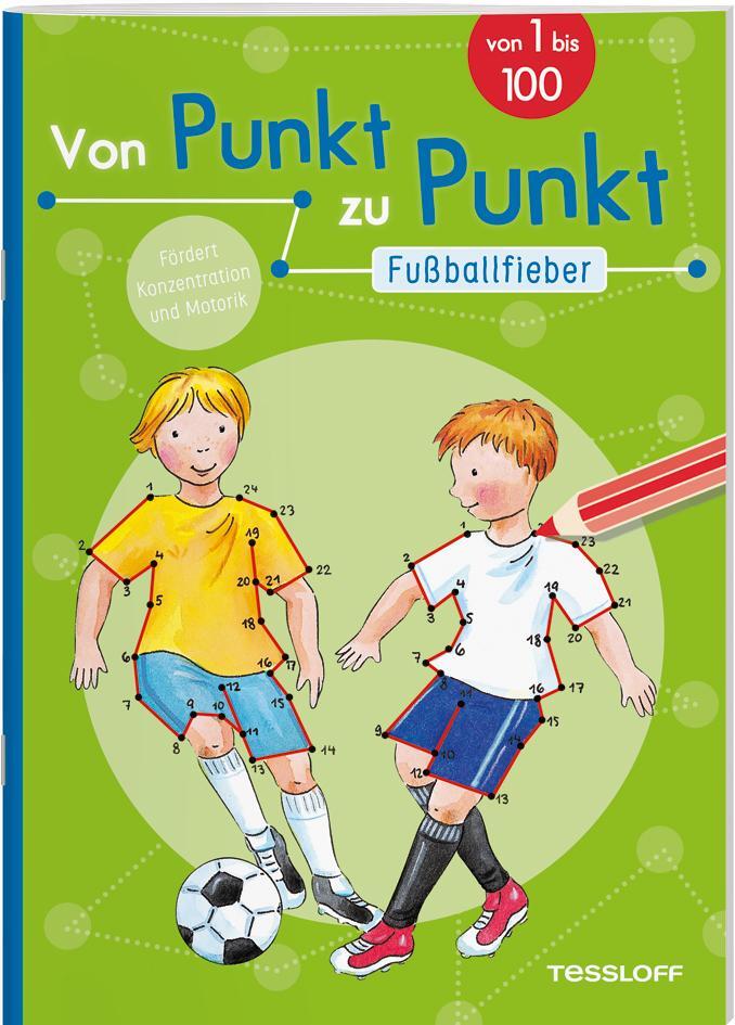 Cover: 9783788644840 | Von Punkt zu Punkt. Fußballfieber | Von 1 bis 100 | Beurenmeister