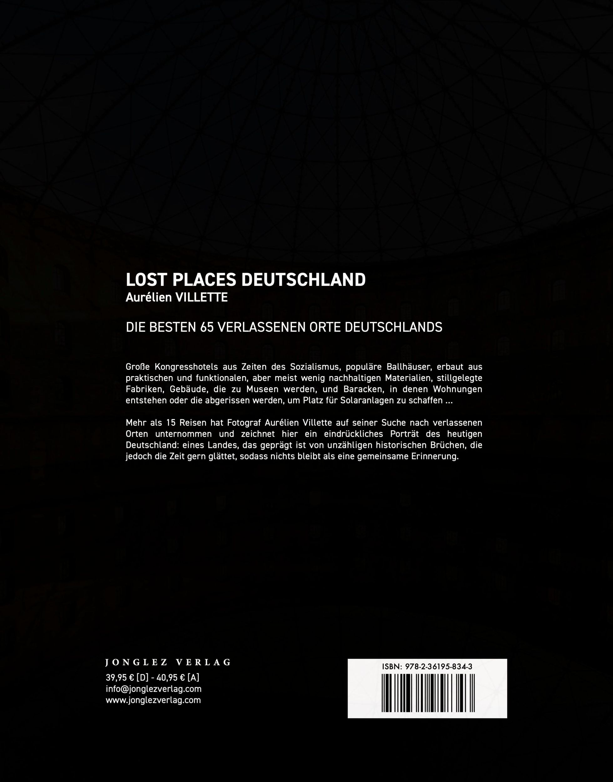 Rückseite: 9782361958343 | Lost Places - Deutschland | Aurélien Villette | Buch | 208 S. | 2024