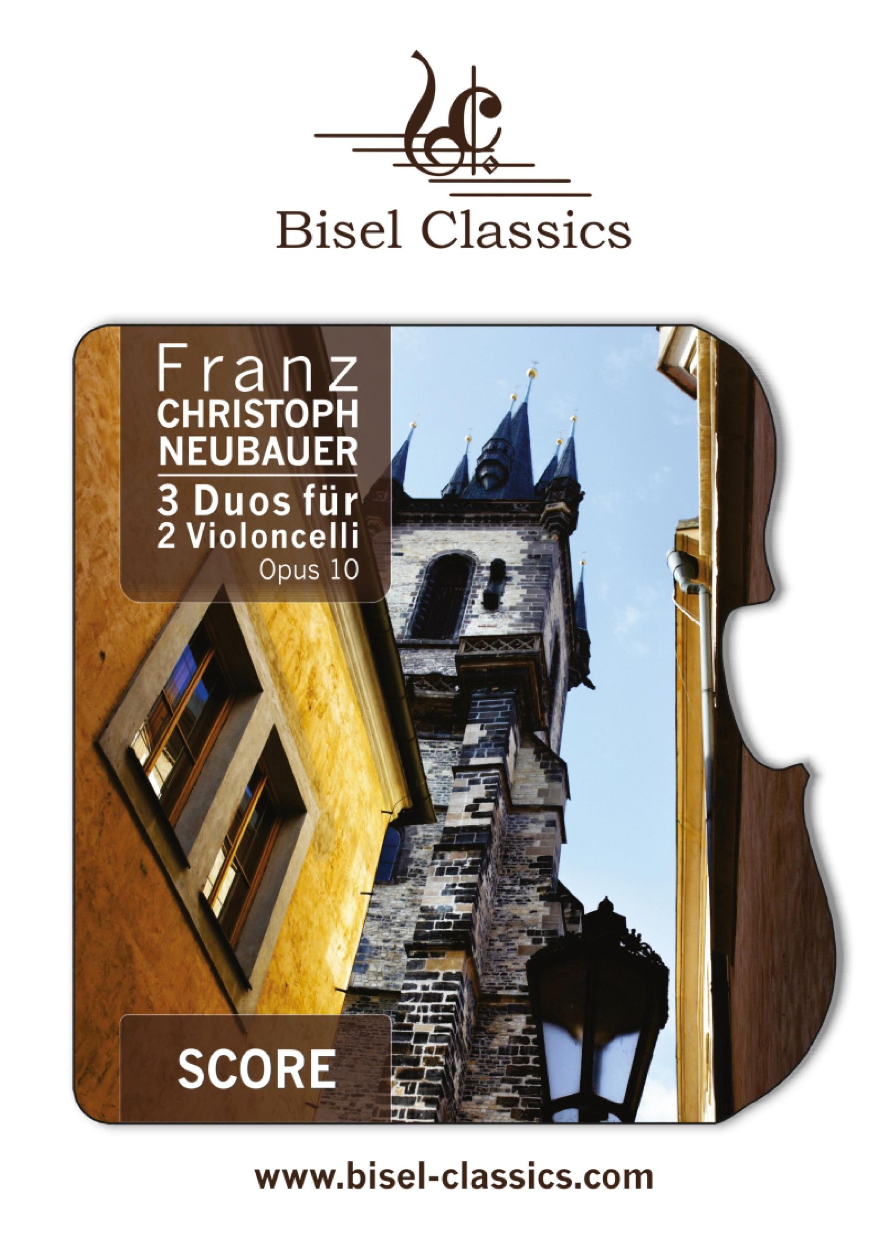 Cover: 9783755780397 | 3 Duos für 2 Violoncelli, Opus 10 | Score / Partitur | Neubauer | Buch