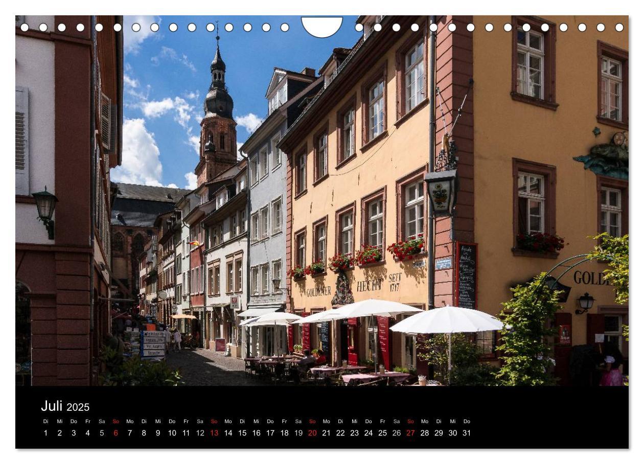 Bild: 9783435696055 | Heidelberger Stadtansichten (Wandkalender 2025 DIN A4 quer),...