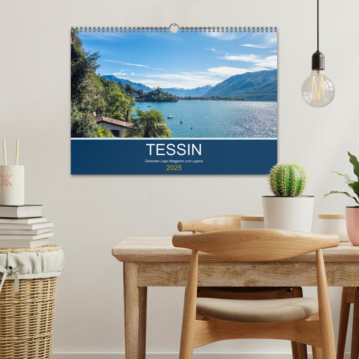 Bild: 9783435233823 | Tessin, zwischen Lago Maggiore und Lugano (Wandkalender 2025 DIN A3...