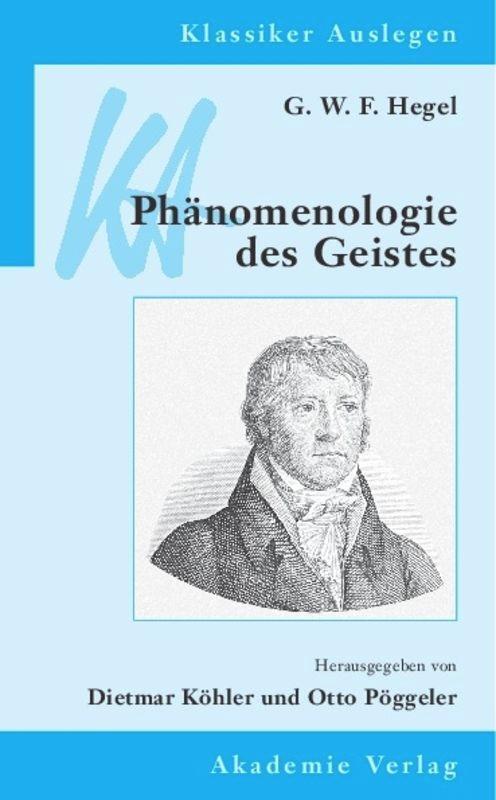 Cover: 9783050042343 | Phänomenologie des Geistes | G.W.F. Hegel | Taschenbuch | Deutsch