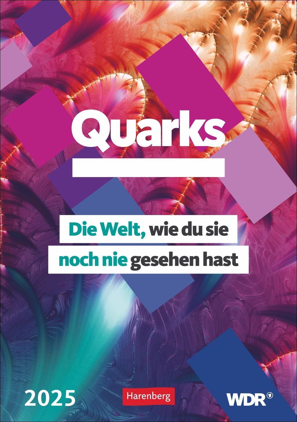 Cover: 9783840035425 | Quarks. Die Welt, wie du sie noch nie gesehen hast Wochenplaner 2025
