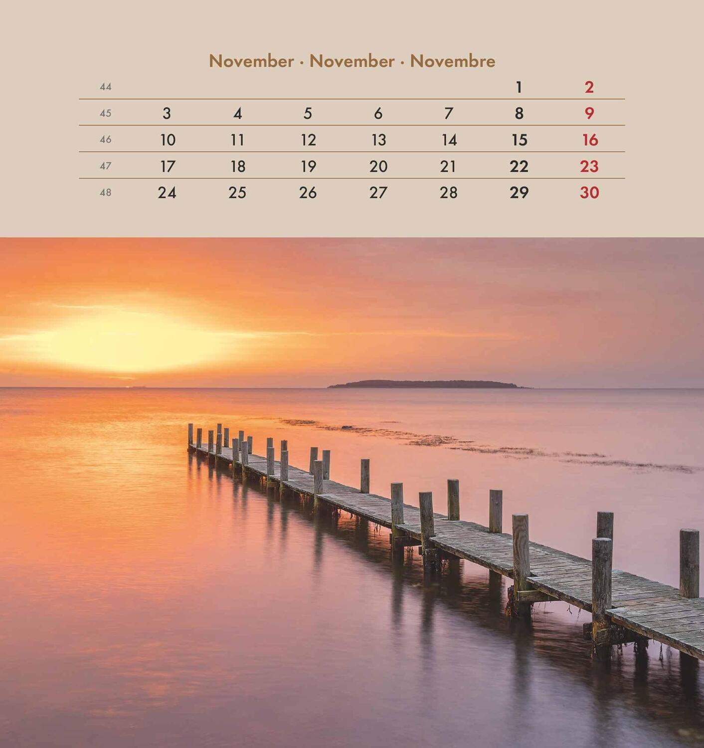 Bild: 4251732342333 | Seeblick 2025 - Postkartenkalender 16x17 cm - Sea View - zum...