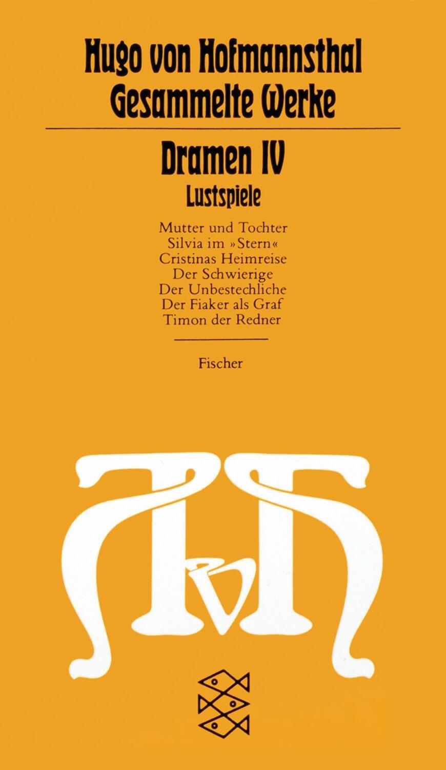 Cover: 9783596221622 | Dramen IV | Hugo von Hofmannsthal | Taschenbuch | 592 S. | Deutsch