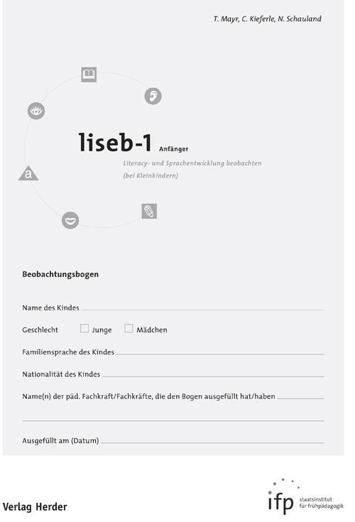 Cover: 9783451328268 | liseb-1 Anfänger | Toni Mayr (u. a.) | Broschüre | 12 S. | Deutsch