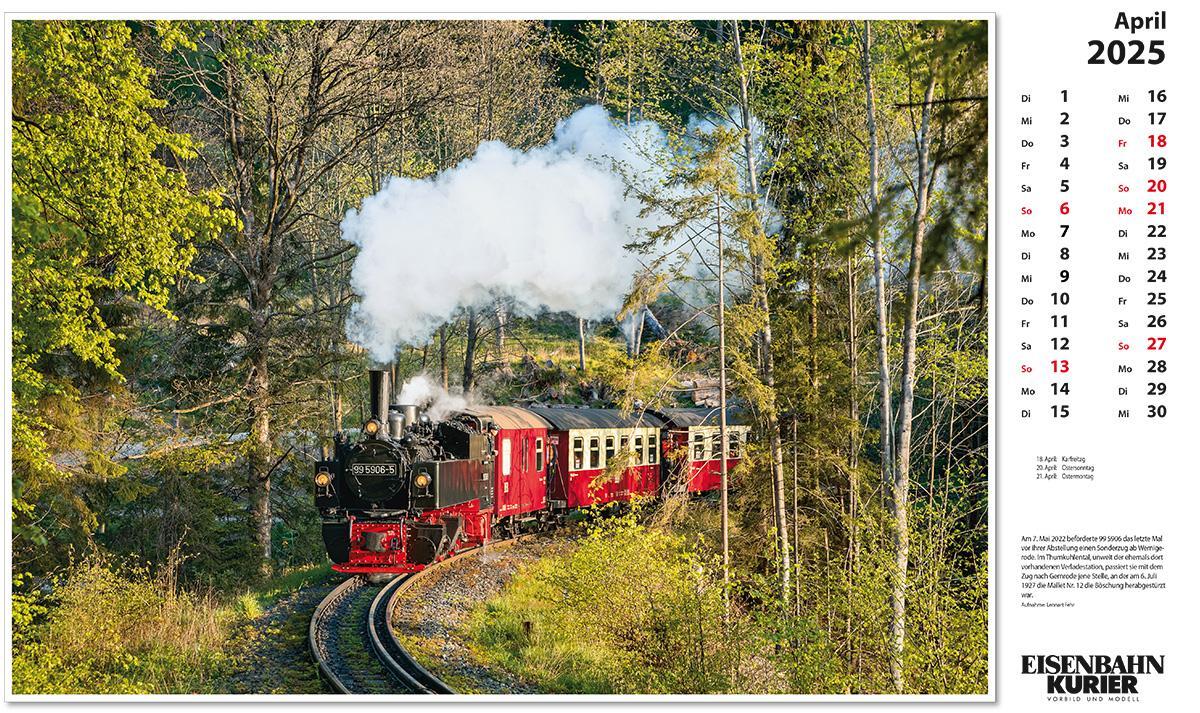 Bild: 9783844659368 | Harzer Schmalspurbahnen 2025 | Kalender | 13 S. | Deutsch | 2025